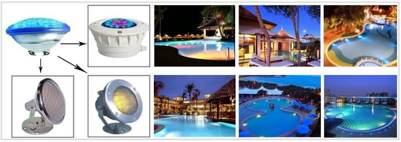 RGB Color Changing IP68 PAR56 LED Underwater Swimming Pool Light with Remote Control