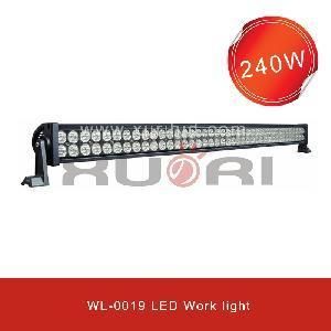72W Offroad LED Work Light Bar for SUV Truck
