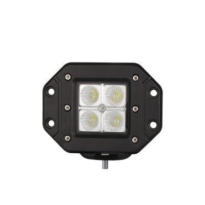EMC Spot/Flood CREE 16W 12/24V Flush Mount 4.8inch LED Auto Lamp for Offroad Boat SUV motorcycle