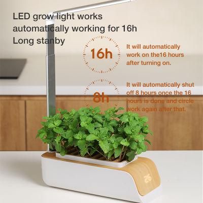 Home Kitchen Greenhouse Smart Hydroponic Planter Full Spectrum LED Grow Lights