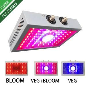 Adjustable 1200W Rectangle Full Spectrum COB Indoor Plants LED Hydroponics Grow Lights Lamp for Indoor Plant Growth