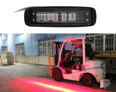 6 Inch 30W LED Forklift Truck Car Warning Lamp Safety Working Light Bar Warehouse Danger Area Light 10-80V