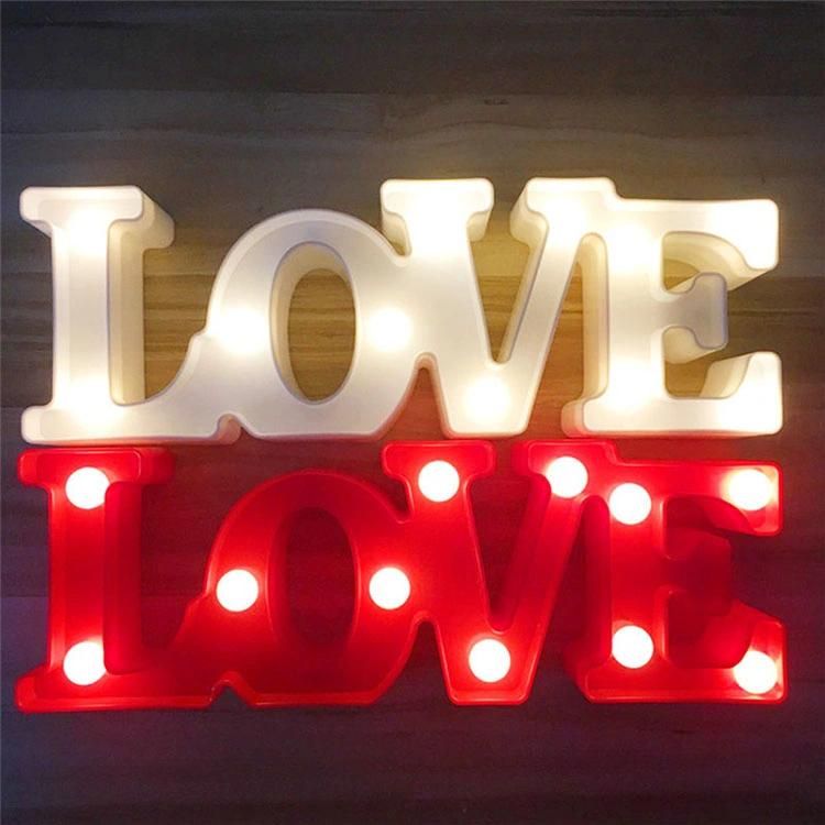 Factory Supplier Waterproof Illuminated Sign 4FT Giant Love Letters Marquee LED Light up Lights