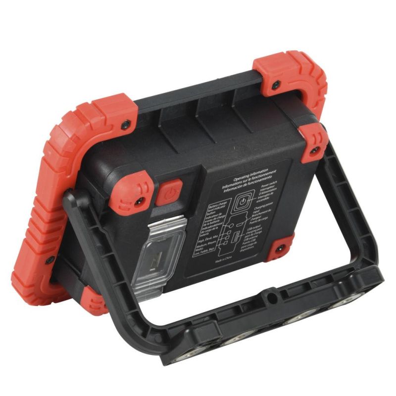 Wholesale Car Working Inspection Spotlight 10W Handheld Rechargeable LED Flood Work Lamp with Power Bank Hot Portable COB LED Work Light