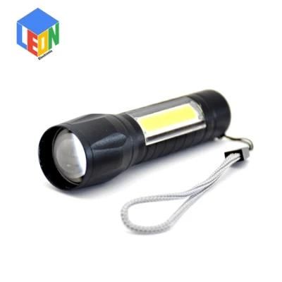 Rechargeable Zoom in and Zoom out Function Outdoor Work Searching LED Flashlight Suitable for Give Away Gifts
