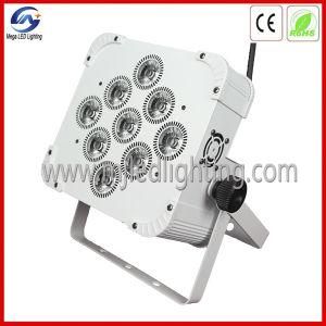 9*12W RGBWA 5in1 Wireless DMX Battery Power LED Flat PAR Light