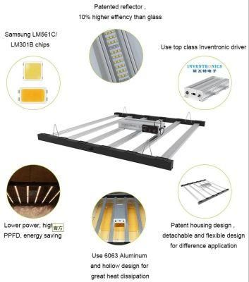 LED Lamps Wholesale China Ce/cETL/ETL 900 Watt 1000 Watt 1200 Watt LED Grow Lights No Fan for Indoor Medical Plant