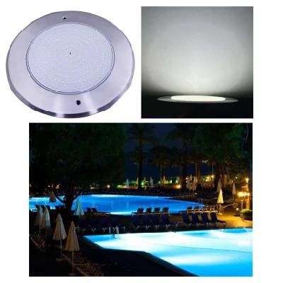 35W Cool White Warm White Stainless Steel LED Underwater Lamp for Inground Swimming Pools Ponds Fountains and Boats