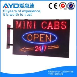 Hidly Rectangle The Asia Mini Cabs LED Sign