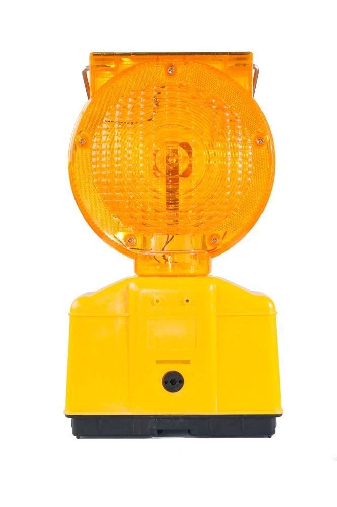 Solar Warning Light with Retractable Battery (S-1317)