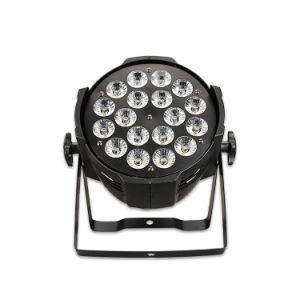 Color Mixing 18PCS 15W RGBWA 5in1 PAR Light for Indoor Stage Light