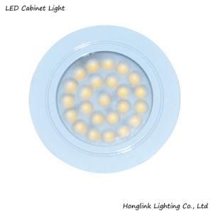 Recessed/ Embeded Round Aluminum Cabinet Light White LED