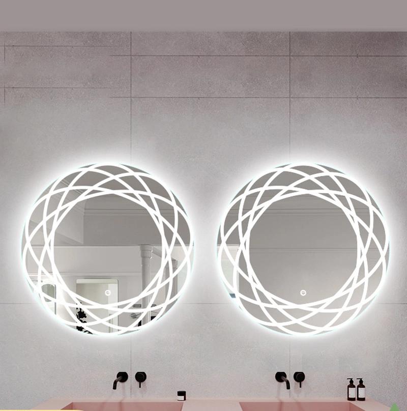 Bathroom Makeup LED Three-Color Touch Mirror Light