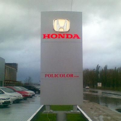 Outdoor Standard 3D LED Illuminated Car Pylon Sign Best Price Advertising Billboard