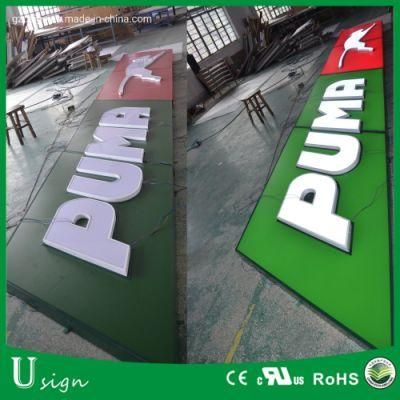 Retail Store Front Sign Outdoor Signage Logo 3D Storefront LED Light Signs Letter Signboard
