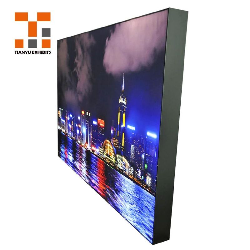 Tianyu Wholesale Backlit Picture Aluminium Frame Fabric LED Light Box