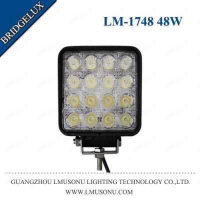 High Quality 12V 4.3 Inch 48W Offroad LED Work Light Bridgelux