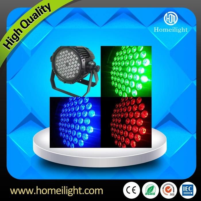 54*3W LED PAR Light RGB 3 in 1 Waterproof DMX Disco PAR Light