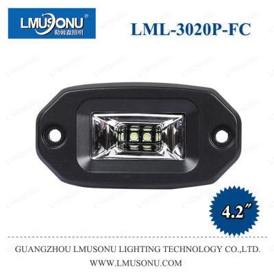 Lmusonu New Small 4.2 Inch 3020p Auxiliary CREE LED Work Light 5D Side Tail Light Driving Light 20W