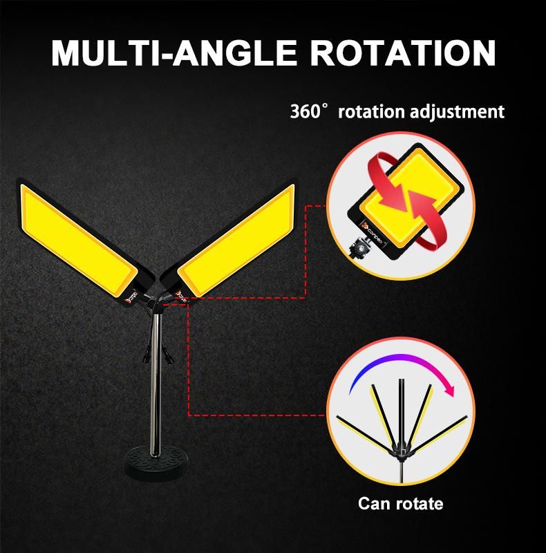 360 Light Portable LED Tent Lantern Magnet Base Car Repairing Lamp Outdoor LED Camping Lights