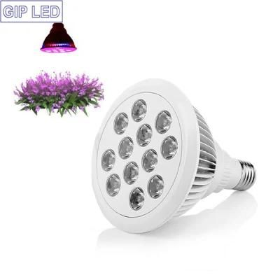 Cheap and Fine E27 12W LED Grow Light with Ce RoHS Certification