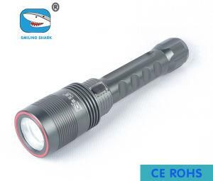 USA T6 CREE LED Rechargeable Flashlight Automatically Zoom Torch