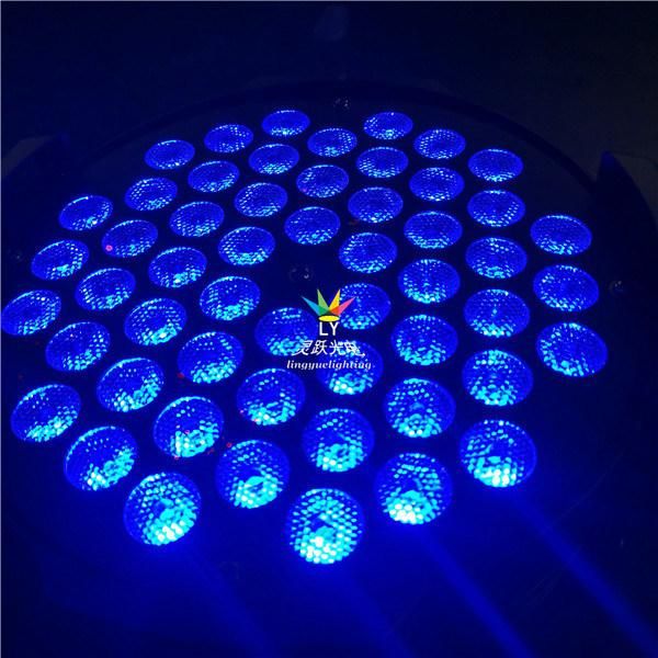 54X3watt RGB Stage DMX LED PAR Can 64 for Night Club