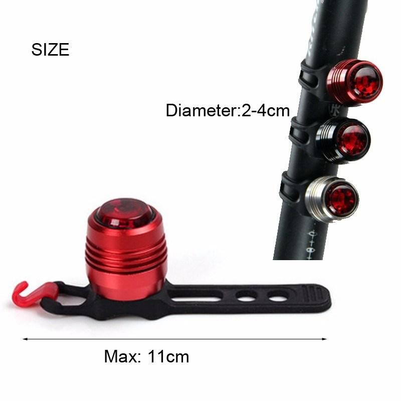 Mini Quick Release USB Rechargeable LED Bike Bicycle Front Rear Tail Side Light