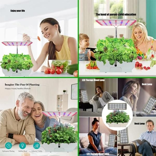 High Quality Smart Garden Indoor Herb Garden Planters Hydroponic Growing System Smart Planter IP65 Greenhouse Home LED Grow Light