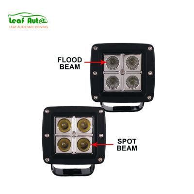 Wholesale Super Bright 12V 24V Auto LED Light for Truck ATV SUV Jeep Motorcycle 12W Car LED Work Light