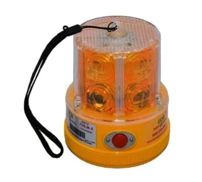 Traffic Management Visual Warning Light Lamp Battery Powered Portable Magnetic LED Strobe Light Beacon