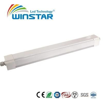 IP66 Ce RoHS 150LMW LED Tri Proof Light/LED Batten Light Manufacturer 36W