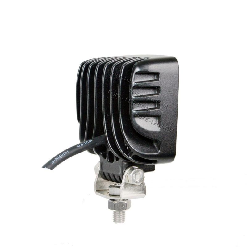 Emark Approved 12W Compact Mini Square LED Work Light for Truck Offroad Tractors Agriculture Machinery