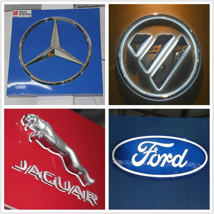 Custom Outdoor Advertising 4s Store LED Famous Car Brand Logos and Their Names