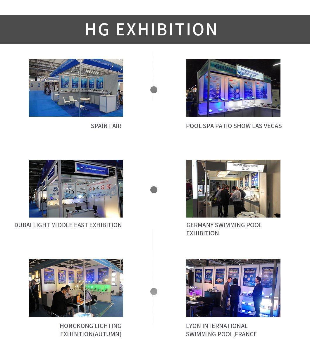 High Brightness LED PAR56 Swimming Pool Light LED Underwater Light for Concrete Swimming Pool IP68 12V 18W SS316L