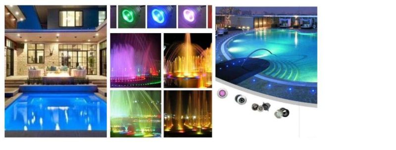 12V AC/DC LED 30W Recessed RGB LED Pool Light PAR56 Replacement Traditional Lamps