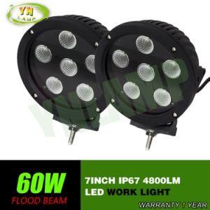CREE 7inch 60W Black Auto LED Work Light for Truck
