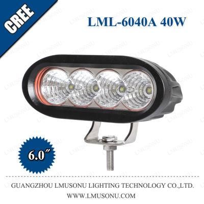 6.0 Inch 40W CREE Offroad LED Auxiliary Working Lamp for Auto Car Truck Boat