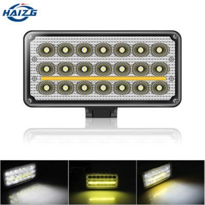 Haizg 40W LED Work Light Dual Color Motorcycle LED Headlight Waterproof Car Accessories