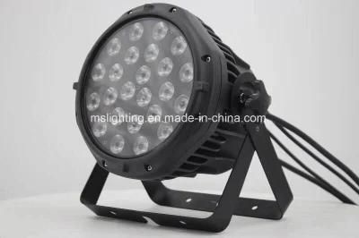 18/24*10W RGBW 4in1 Multi-Color LED PAR Light LED Stage Light, LED Floodlight, Indoor, Outdoor Waterproof IP 65