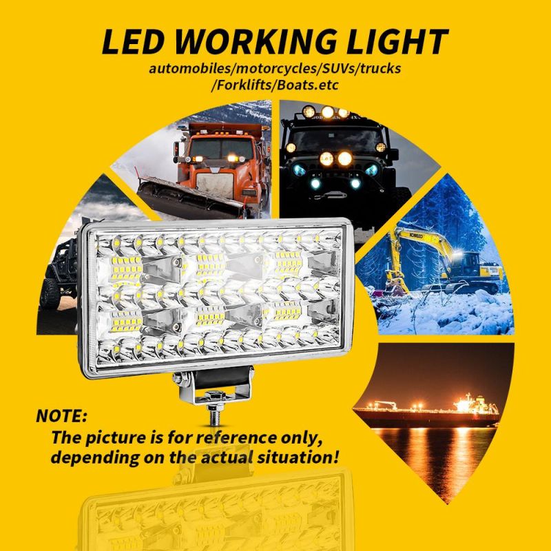 Dxz 9inch 66SMD Work Lamp High and Low Beam Light Auxiliary Headlamps Agricultural Vehicle ATV Boat