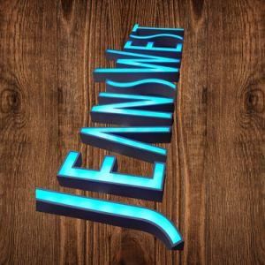 Colourful Acrylic Metal Advertising LED Sign