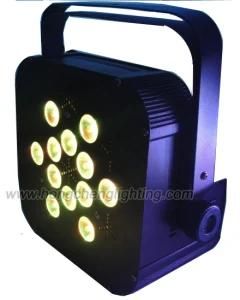 12X10W 4 in 1 Wireless LED Flat PAR Light with Battery Power