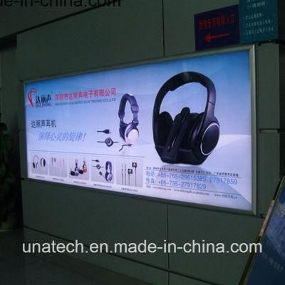 Profile Squared Aluminium LED Wall Mount/Hanging Banner Tension Billboard Advertising Light Box