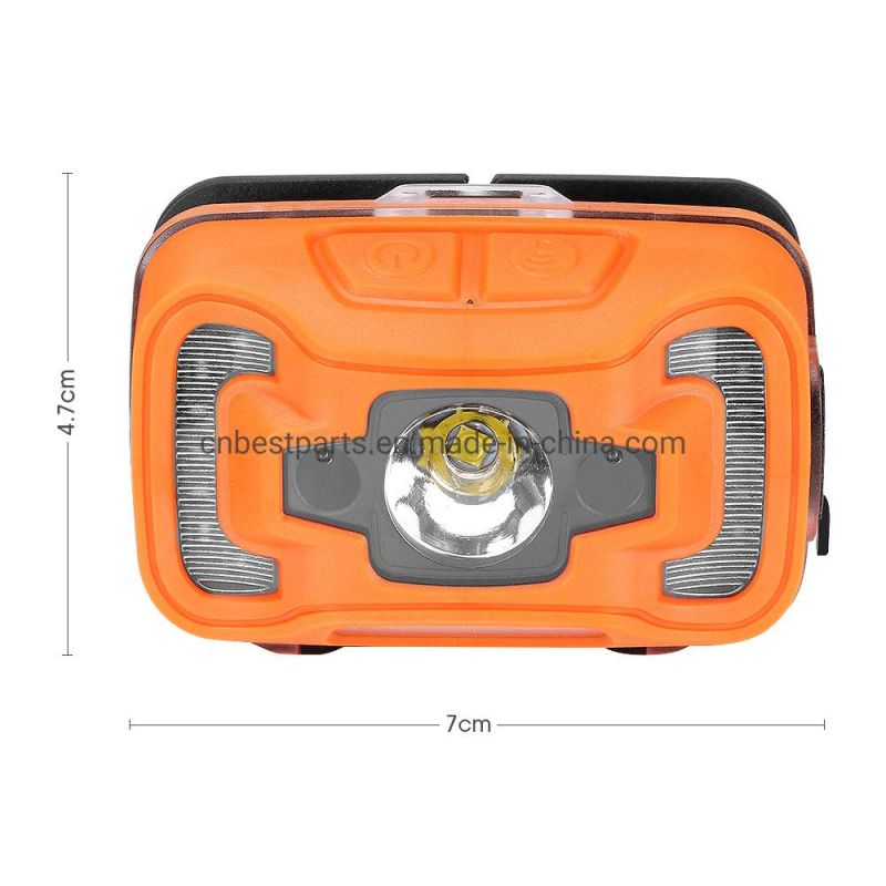 Wholesale Quality Camping Head Torch Lamp Rechargeable Powered Head Torch Light Portable Adjustable Headlight Emergency LED Headlamp