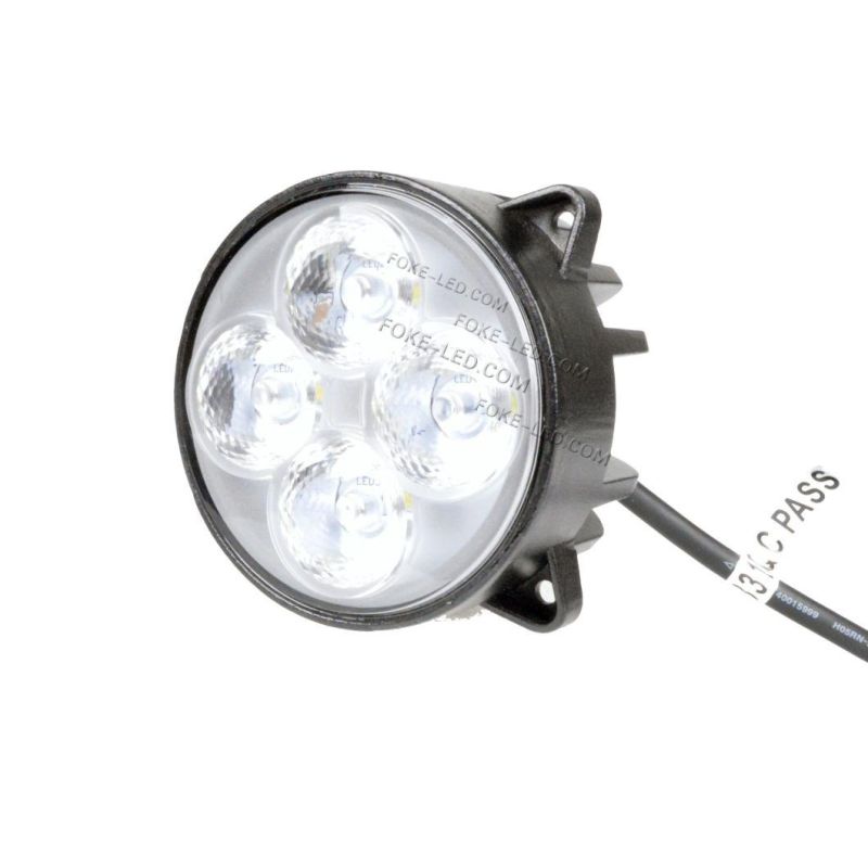 3.7 Inch 40W Round Agricultural OEM Replacement LED Tractor Work Light