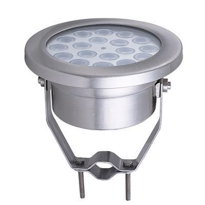 18W Outdoor Stainless Steel 304 LED Underwater Light IP68 LED Swimming Pool Light
