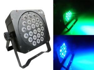 LED Stage Flat PAR Light with 24 High Mcd 3W LEDs (FLAT PAR 24 RGBW)