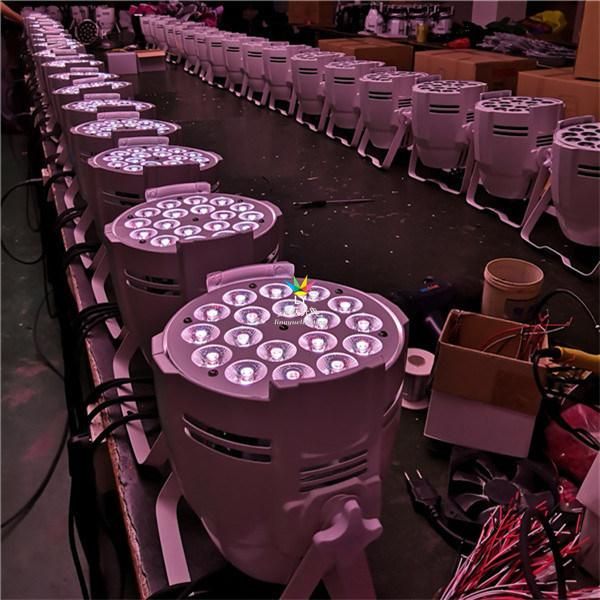DMX Disco PAR 64 LED 18X18 6in1 DJ Stage Light