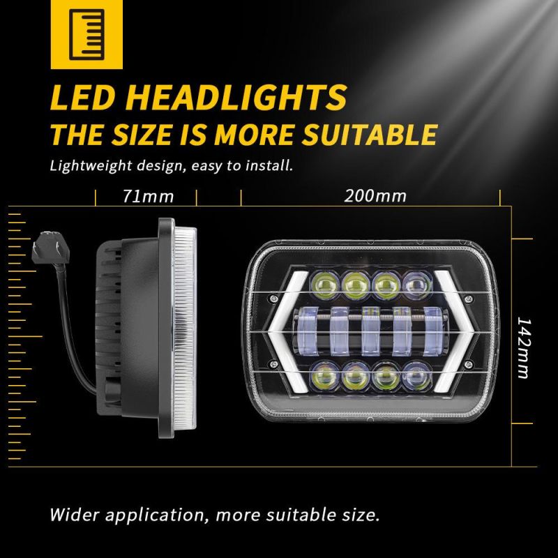 Dxz 7inch IP68 9-32V DC CREE Car Offroad Tractor LED Work Light for Jeep Wrangler Car Truck 4X4 UTV ATV
